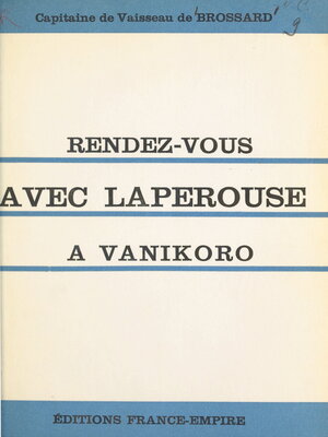 cover image of Rendez-vous avec Lapérouse à Vanikoro